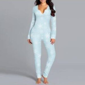 Christmas digital printed jumpsuit