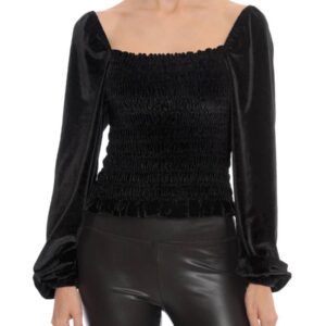 French style blouse temperament elegant long sleeves