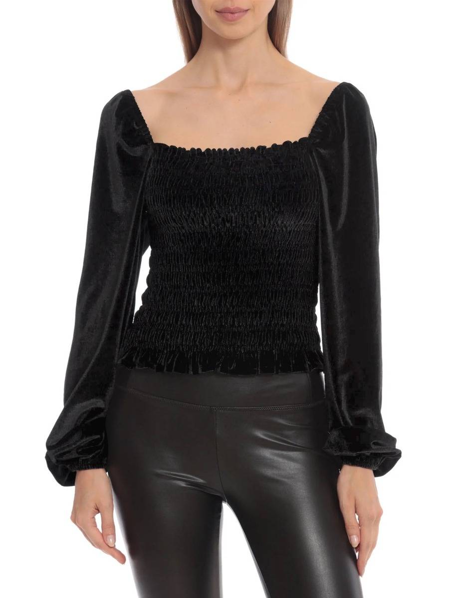 French style blouse temperament elegant long sleeves