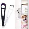Cat Door Holder Latch Let’s Cats in and Safe Baby Proof Alternative to Keep Dogs Out of Cat Litter Boxes