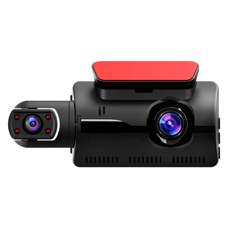 Car in front of the car 3 inch car recorder HD dual-lens dual recording 360 degree car camera 1080P