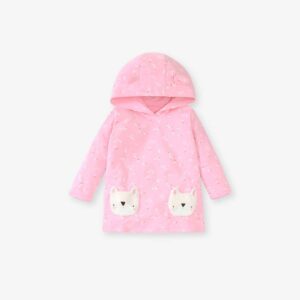 Little maven girls sweater suit long-sleeved hooded children’s suit European and American girls sweater trousers suit
