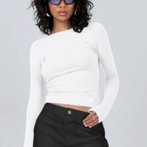 Women’s shoulder T-shirt