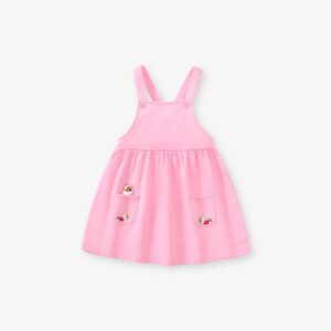 Little maven girl’s strap dress autumn girl’s skirt European and American girls pure cotton strap skirt children’s skirt