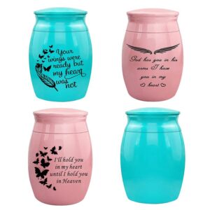 Pet stainless steel urn Pink