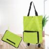 Folding shopping Trolley Bag with Wheels Grocery Tote Collapsible Handbag