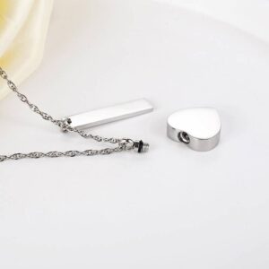 Stainless steel pet urn pendant