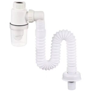 Flexible Bathroom Basin Kitchen Sink Waste Water Drain Hose Pipe