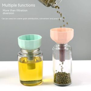 Portable mini oil leakage bucket can filter multifunctional kitchenware small diameter pour liquid filter oil leakage funnel
