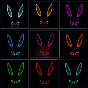 Halloween glowing bunny dance party show props