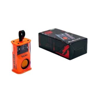 Internet celebrity transparent mecha small steel cannon wireless bluetooth speaker colorful TWS portable small speaker outdoor subwoofer