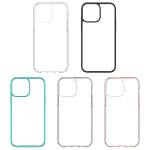 Applicable Apple iPhone 14 15 2 in 1 transparent phone case Case Case Crystal Transparent anti-scratch and anti-drop protective case