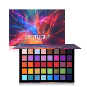 GLAZZI  40 Color Eye shadow Glitter Waterproof High Pigment Pearlescent Matte Large Sequin Gift Makeup Palette Pearlescent Cosmetics