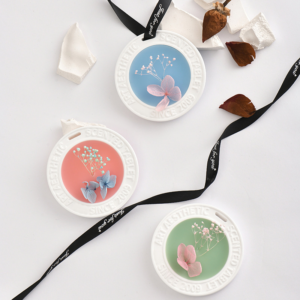 Closet Aromatherapy Wax Tablet Car Bedroom Dual Purpose Stay Scented Plaster Wax Tablet Blue Wind Chime Aromatherapy Penda