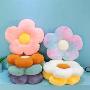 Cross-border small daisy flower cushion plush toy pillow sofa bay window cushion children’s gift toys wholesale