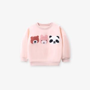 Little maven European and American girls long-sleeved sweater suit autumn children’s cotton suit cute girl pants set