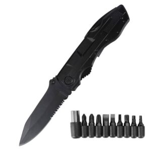 Outdoor Tactical Knife Stainless Steel Multifunctional Knife Pliers Folding Pliers Pocket Knife Folding Knife Set