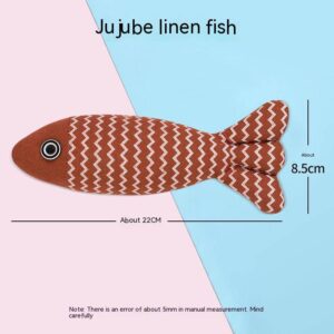 Cat toys to relieve boredom catnip simulation fish kitten cat funny cat stick kitten teeth grinding pet cat cat supplies