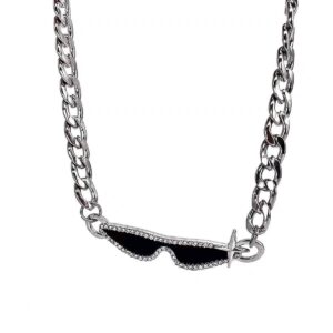 Sunglasses titanium steel necklace