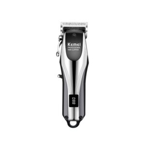 Kemei high-power hair clipper KM-2619 metal body LCD liquid crystal digital display USB brushless motor hair clipper