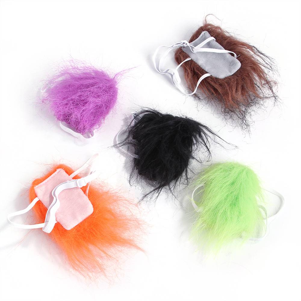 Manufactor Pet Messy Hair Headdress Dog Cat Wig Ornament Teddy Dress Up Funny Halloween Supplies