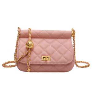 Niche design chain casual small bag 2023 new summer fashion Korean version mini shoulder rhombus Messenger bag