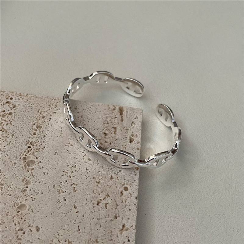 S925 sterling silver Pig Nose bracelet