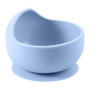 Silicone Suction Bowls Durable for Babies & Toddlers Extra Strong Suction Easy-Release Tab Dishwasher, Microwave & Freezer Safe