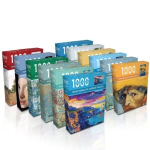 Jigsaw puzzle toy 1000 pieces wholesale decompression gift paper oil painting decompression adult plane puzzle