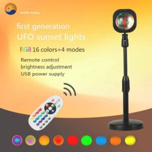 RGB16 color remote control bedroom S0unset Light