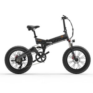 BEZIOR XF200 1000W 48V 15AH foldable electric snow bike with 20-inch tires, US regulations