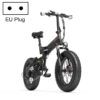 BEZIOR XF200 1000W 48V 15AH foldable electric snow bike with 20-inch tires, European regulations