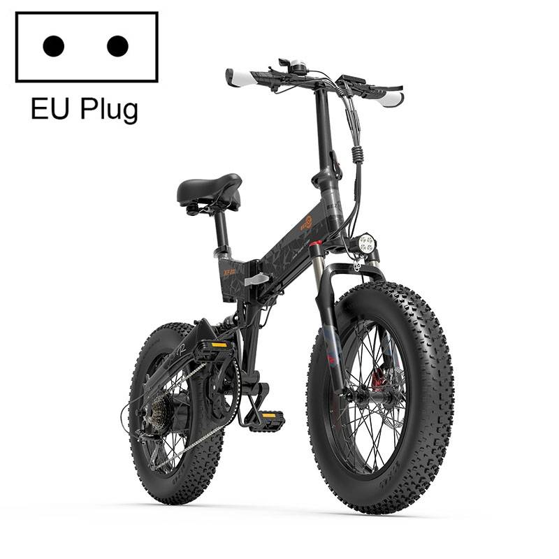 BEZIOR XF200 1000W 48V 15AH foldable electric snow bike with 20-inch tires, European regulations