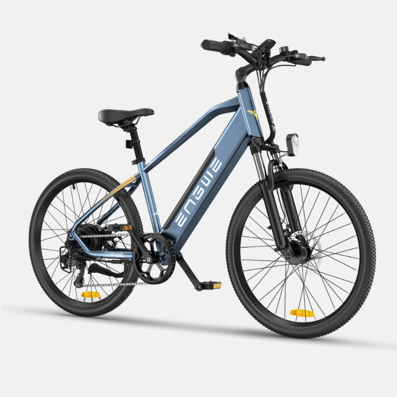 ENGWE P26 Electric Commuter Bikes for Adults, 26" 500W City Cruiser Ebike, Long Range 48V 13.6Ah Removable Battery, 24.8MPH Max Speed, Intelligen