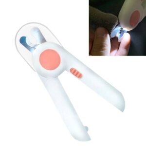 Pet cat and dog LED luminous nail clipper and sharpener