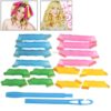 16 colored curlers