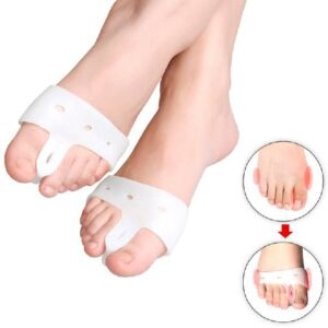 ZRWC27 silicone forefoot pad for correction of hallux valgus, daily toe separator insole