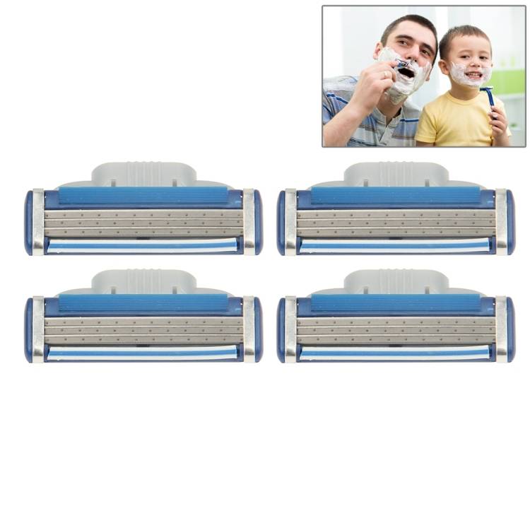 Replacement shaving blades, pack of 4