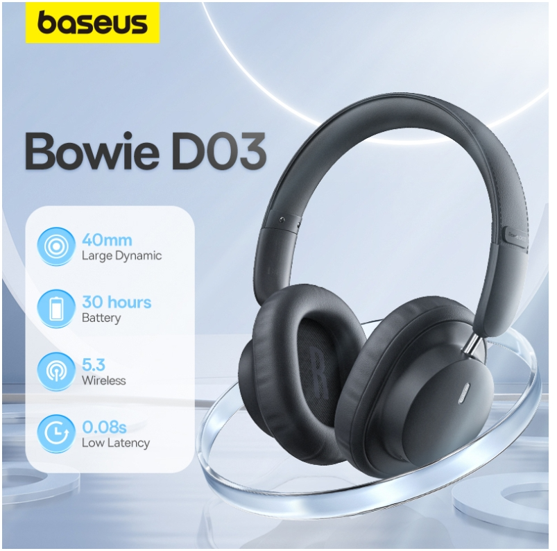 Fone De Ouvido Sem Fio Baseus Bowie D03