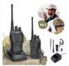 Kit 2 Rádio comunicador baofeng walk talk 888s 16ch 12km ht