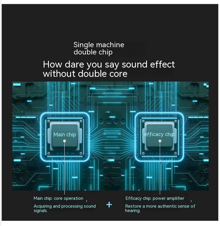 COOWOO ear-hook OWS Bluetooth headset