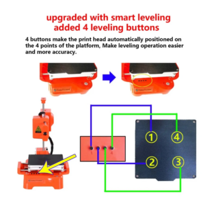 Easythreed-mini impressora 3d x1, portátil, eductaion, presente para crianças, pequena impressora 3d diy