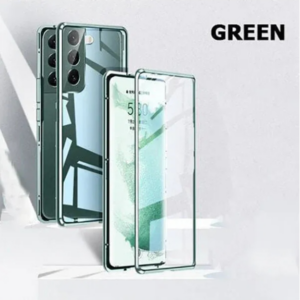 Suitable for Samsung double-sided magnetic tempered glass phone case