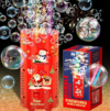 New Year’s Fireworks Bubble Machine with Firecracker Sound Effects, Lights and Wedding Flowers