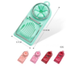 6 PCS Multifunctional Egg Cutter Kitchen Tool Stainless Steel Fancy Egg Cutter