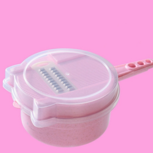 Kitten Shape Multifunctional Vegetable Chopper Slicer Shredder Shredder Kitchen Accessory Gadget (Pink)