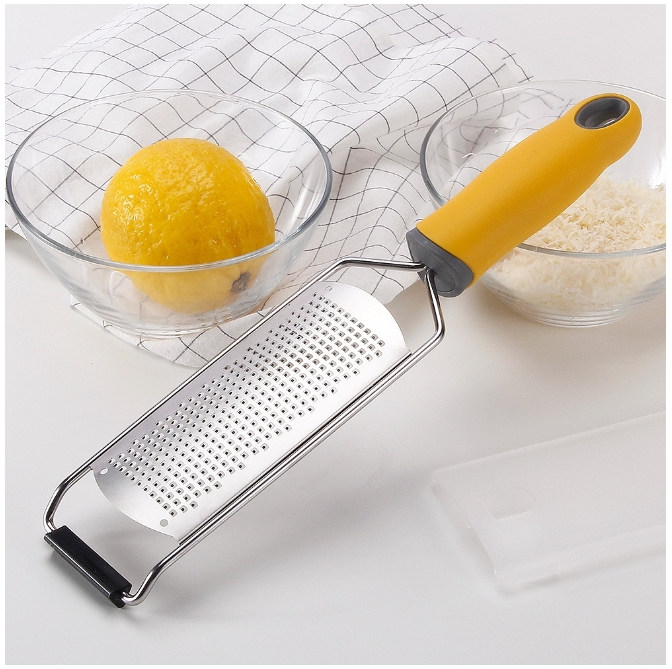 2 PCS 304 Stainless Steel Multifunctional Wide-Board Cheese Shavings Chocolate Lemon Zest Shredder