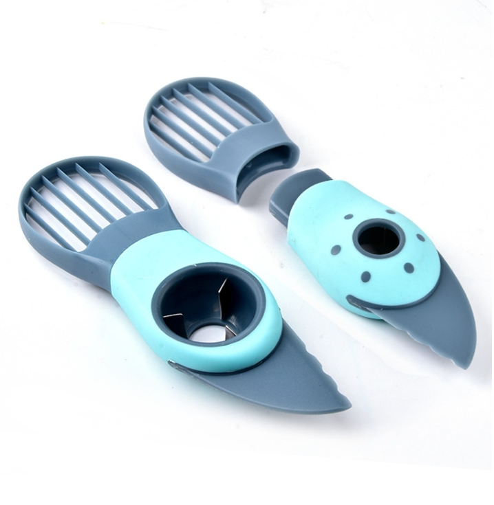 6 PCS Avocado Cutter Multifunctional Fruit Cutting Pitting Device Slicer Corer Peeler Separator