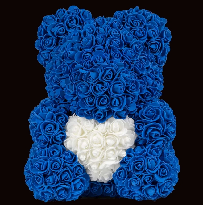 Love Heart Rose Bear