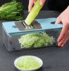 Multifunctional Household Kitchen Vegetables Cutter Dicing Device (Blue)